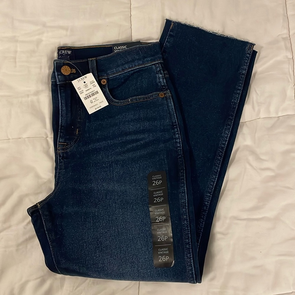 NWT J.Crew Classic Vintage All Day Stretch 26P